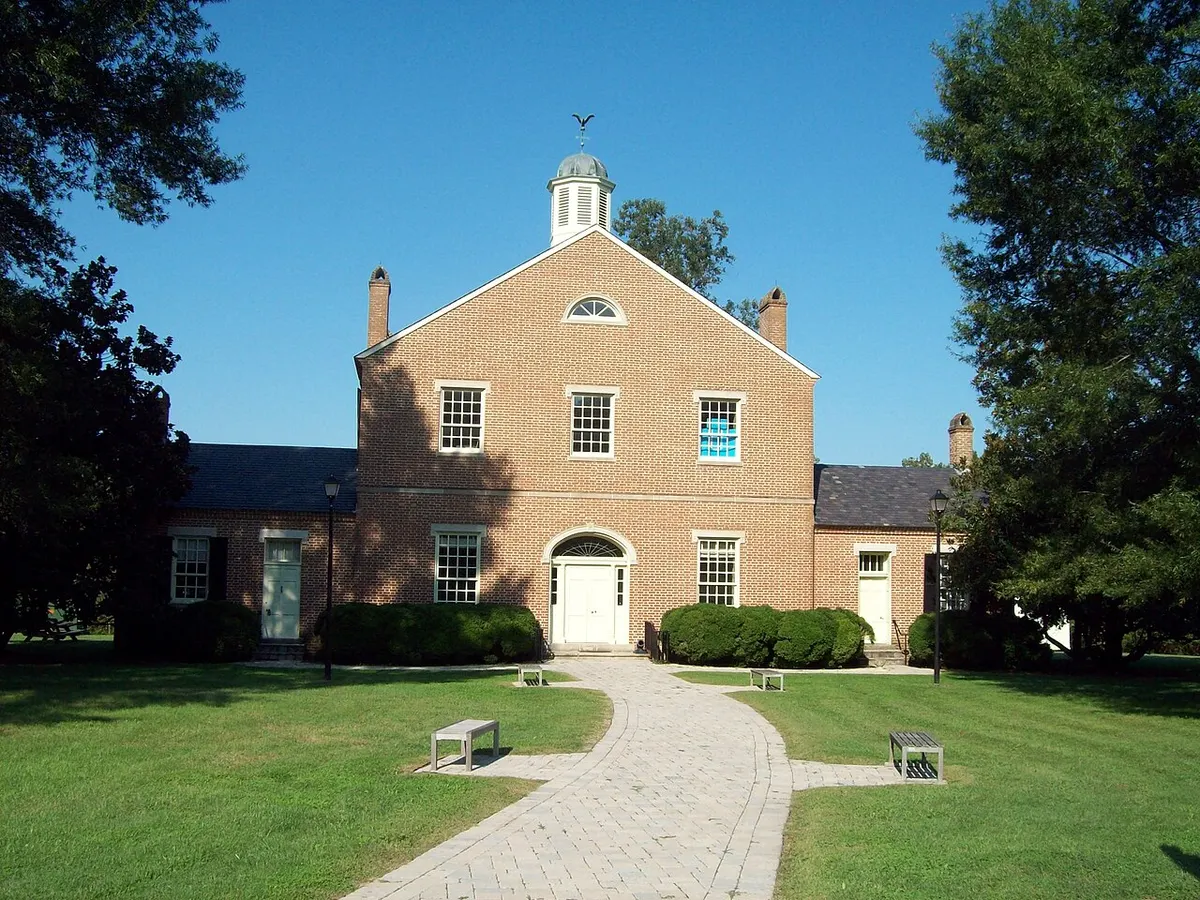 The reconstructed courthouse at Port Tobacco, Maryland, in September 2009