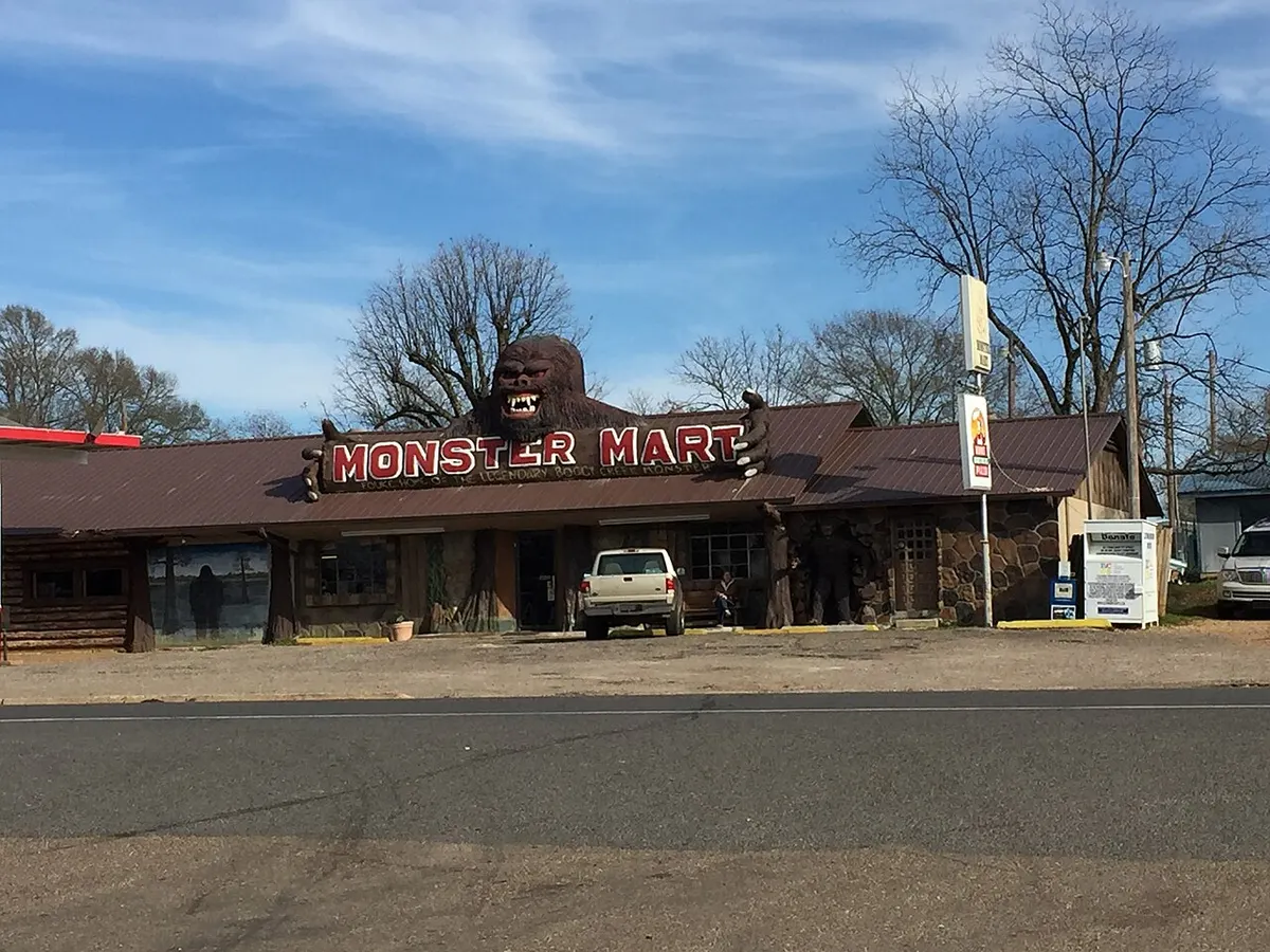 The Monster Mart store in Fouke, Arkansas, a convenience store and souvenir shop named after the Fouke Monster