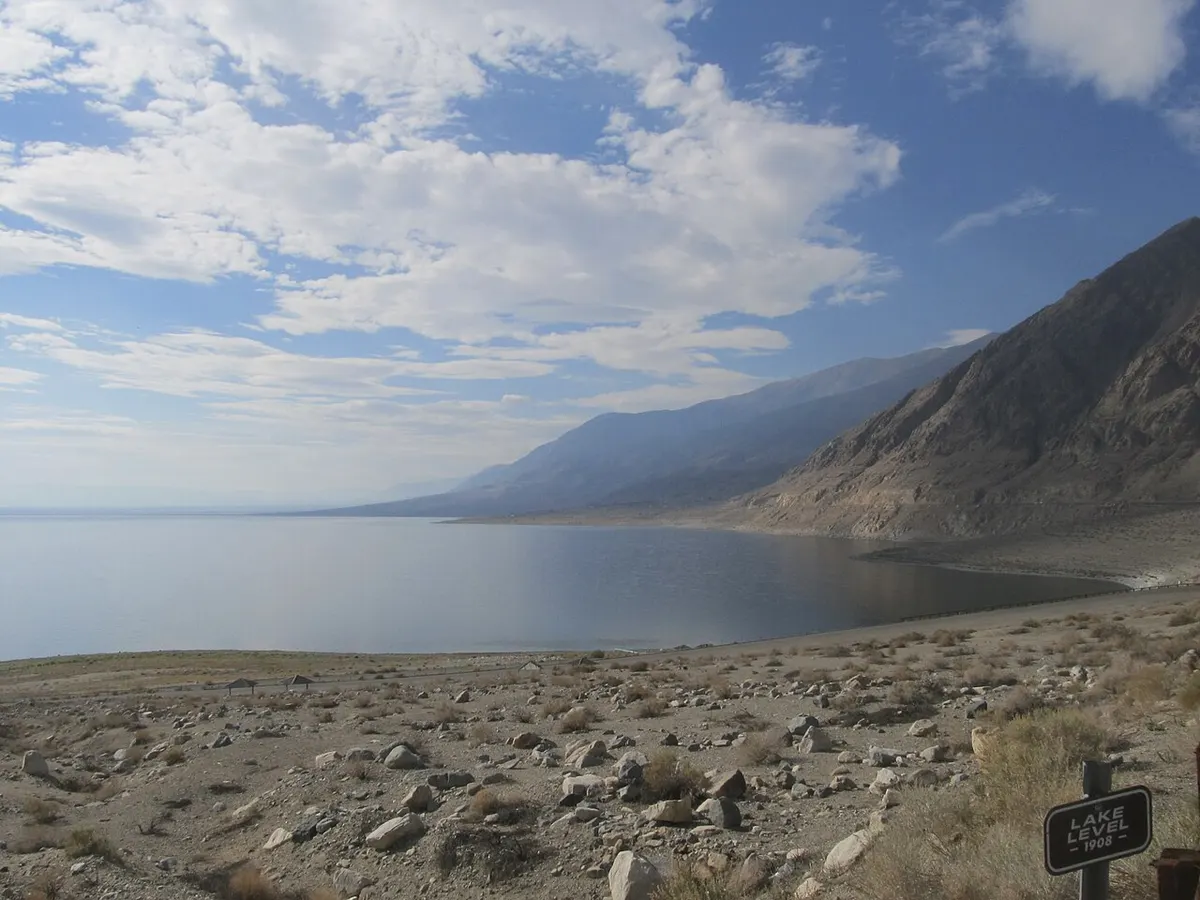 Walker Lake, Nevada, a broad desert lake beneath bare mountains